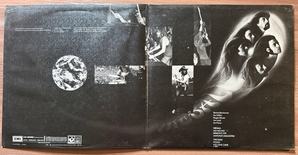 Deep Purple - Fireball (Дания 1971г.)