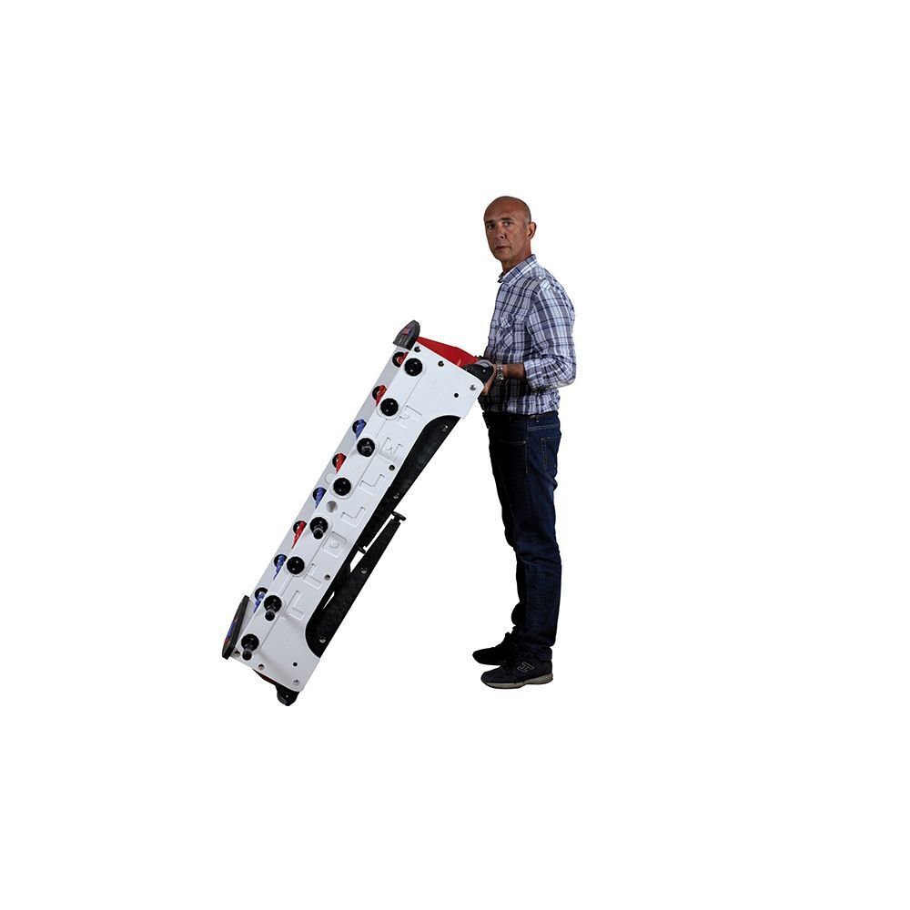 Игровой стол - футбол "STORM F-3 FAMILY OUTDOOR TELESCOPIC" (138x76x88, жетоноприемник) с защитным корпусом