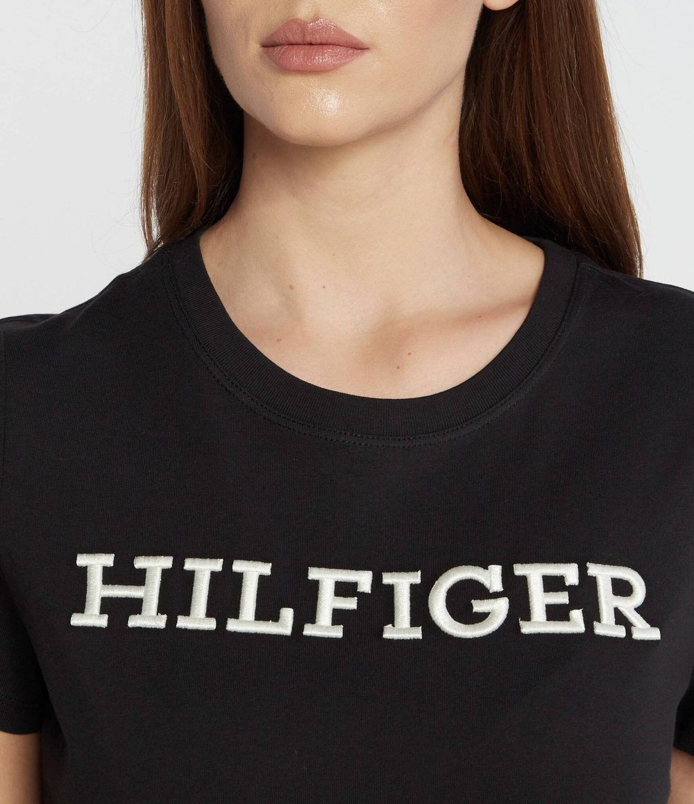 Футболка Tommy Hilfiger - черный(WW0WW40057)
