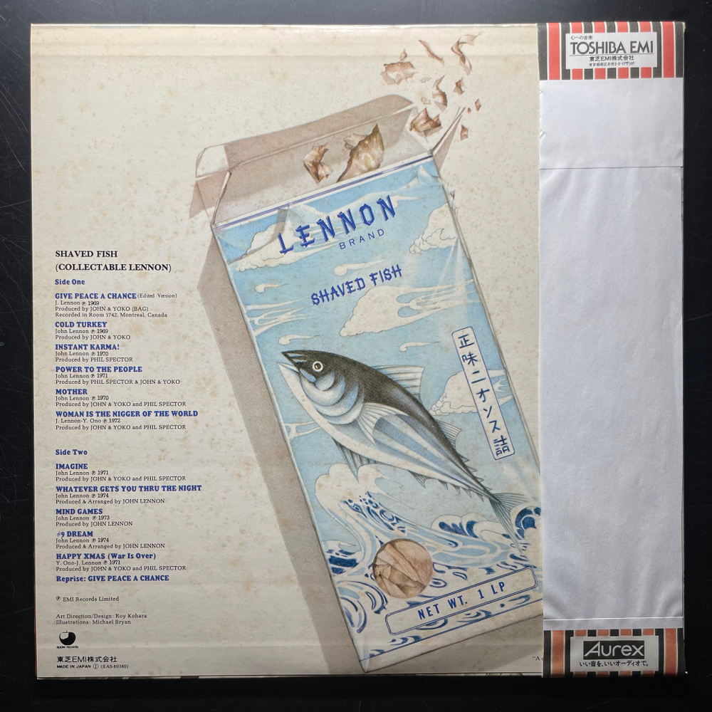 Lennon / Plastic Ono Band ‎– Shaved Fish (Япония 1980г.)