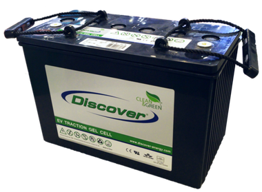 Тяговый аккумулятор Discover EV512G-080 ( 12V 90Ah / 12В 90Ач ) - фотография