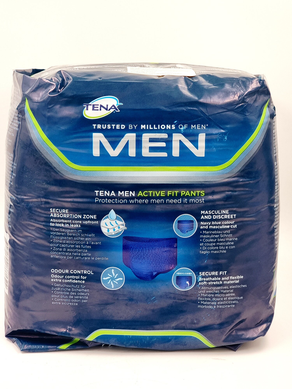 Подгузники-трусы мужские Tena MEN Active Fit Pants Plus S/M 8 шт (Из Финляндии)