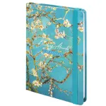 Ежедневник недатированный Brauberg Almond, А5, 128л, твердый, резинка