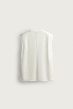 МАЙКА С КОМБИНИРОВАННОЙ ВЫШИВКОЙ — ZARA