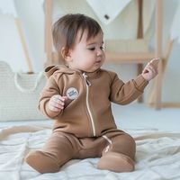 Комбинезон с капюшоном "Песок" утепленный 0+