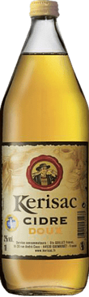 Сидр Керисак Сладкий / Cidre Kerisac Doux 1л - стекло