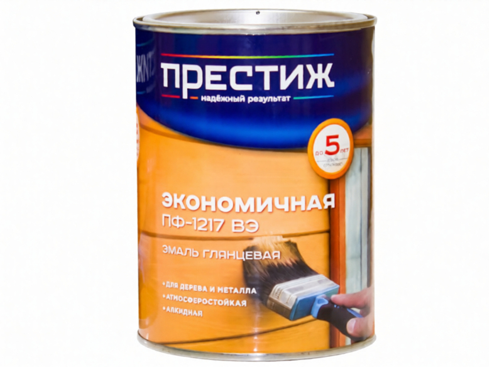 (ПРЕСТИЖ) ПФ-1217 ВЭ Эмаль черная 1,9 кг