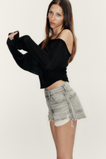 ДЖИНСОВЫЕ ШОРТЫ TRF С ВЫСОКОЙ ПОСАДКОЙ — ZARA