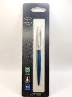 Ручка шариковая Parker Jotter Waterloo Blue CT цвет чернил синий цвет корпуса голубой (1953191)