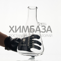 Колба Бунзена 1000 мл (с тубусом) 1-1000, с цилиндрической горловиной