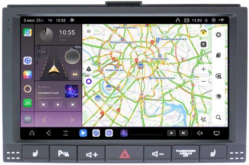 Магнитола для Volkswagen Touareg 2002-2010 - Kuberg SF-9306 QLed, Android 13, Быстрейшая, CarPlay, SIM-слот