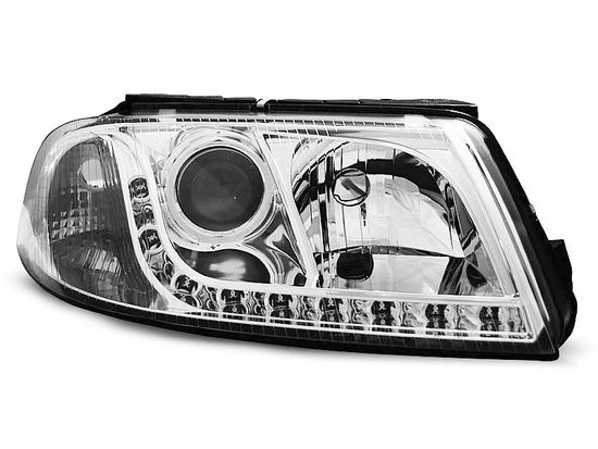 Передние фары daylight chrome для VW Passat B5 GP