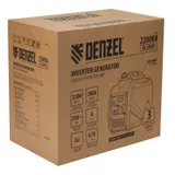 Генератор бензиновый инверторный 2,2 кВт, 6,0 л Denzel GS-2200iS, 230 В, закрытый корпус, 94713 — фото 5
