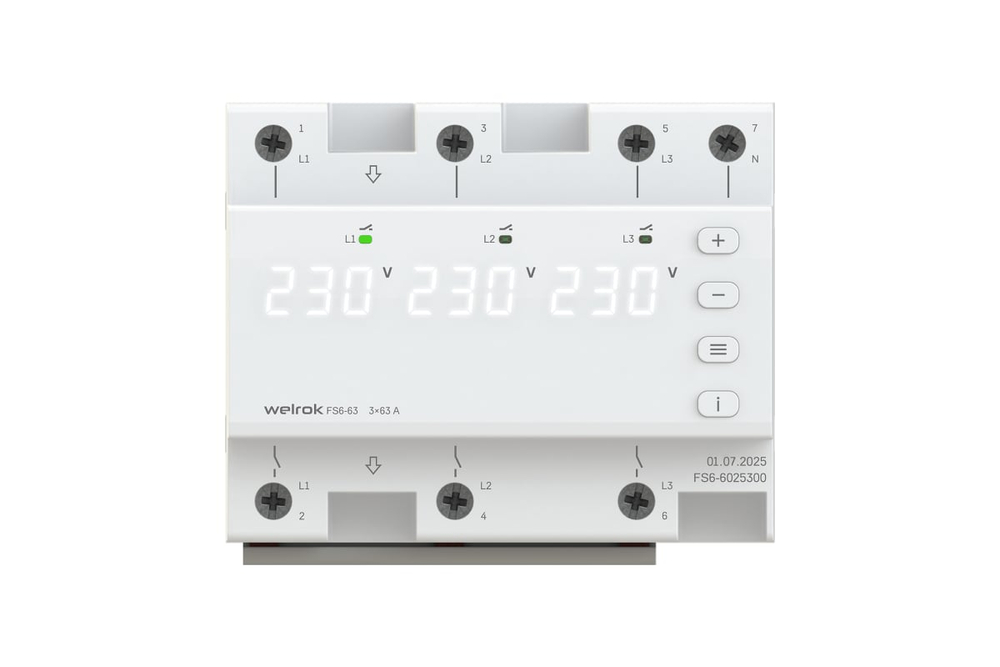 Переключатель фаз Welrok FS6-63