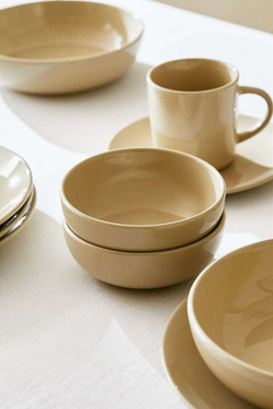 ZARA HOME КЕРАМИЧЕСКАЯ ПИАЛА, БЕЖЕВЫЙ
