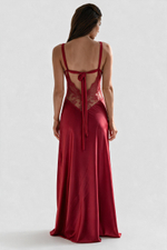 Будуарное платье в пол Melissa Red