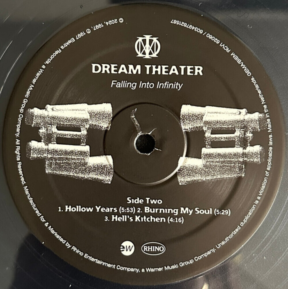 Dream Theater / Falling Into Infinity (Limited Edition)(Clear Vinyl)(2LP)