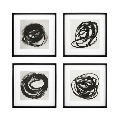 Постер Prints Black & White Collection I set of 4 арт.110126