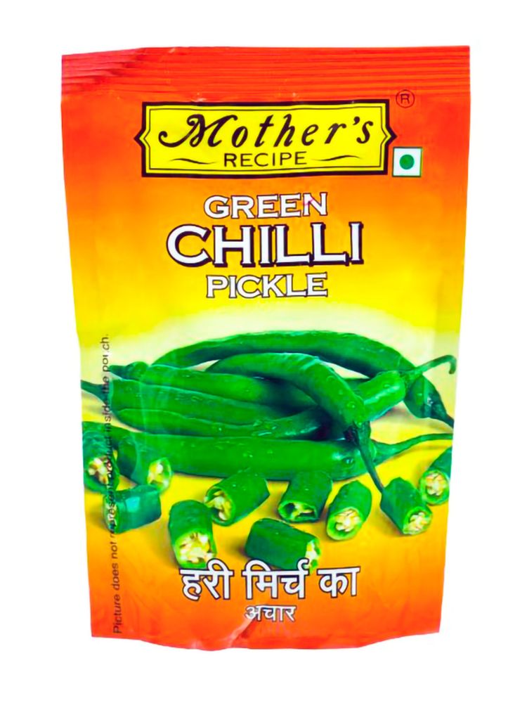 Пикули Mother's Recipe Green Chilli Pickle Чили 200 г, 2 шт