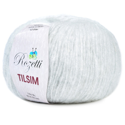 Пряжа TILSIMцв. 362-01 50гр, 192,5 м, 6% супер вош шерсть мериноса, 12% Мохер 23% Глитер, 18% Полиамид, 41% Акрил