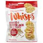 Whisps, чипсы с сыром, азиаго и перцем, 60 г (2,12 унции)