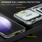Чехол Safe Case с кольцом и защитой камеры для Samsung Galaxy S25 FE