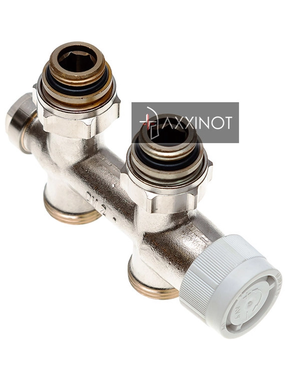 Multiblock T прямой для 2-трубных систем 1/2" НР х 3/4" НР