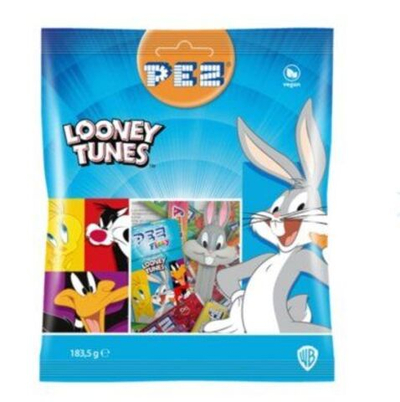 Конфеты фруктовые PEZ Looney Tunes, Веселые мелодии 183,5 г (Австрия)
