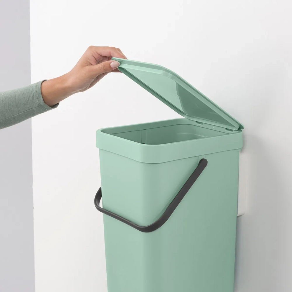 Brabantia Контейнер для мусора Sort & Go 12л для сортировки Jade Green 211829