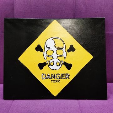 Картина авторская на холсте Во все тяжкие "Danger" (40х50см)
