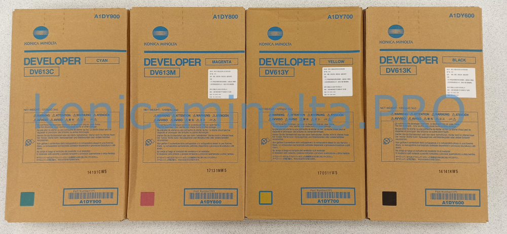 Девелопер DV-613M Konica Minolta оригинальный A1DY800