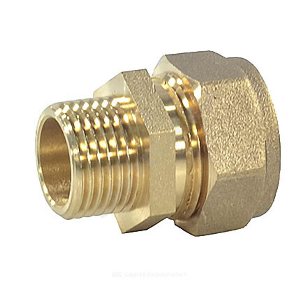 Муфта латунь 32Aх1 1/4" обжим/НР STAHLMANN SSML3211/4BEF