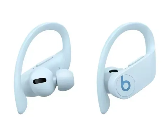 Беспроводные наушники Beats Powerbeats Pro Glacier Blue, бело голубой