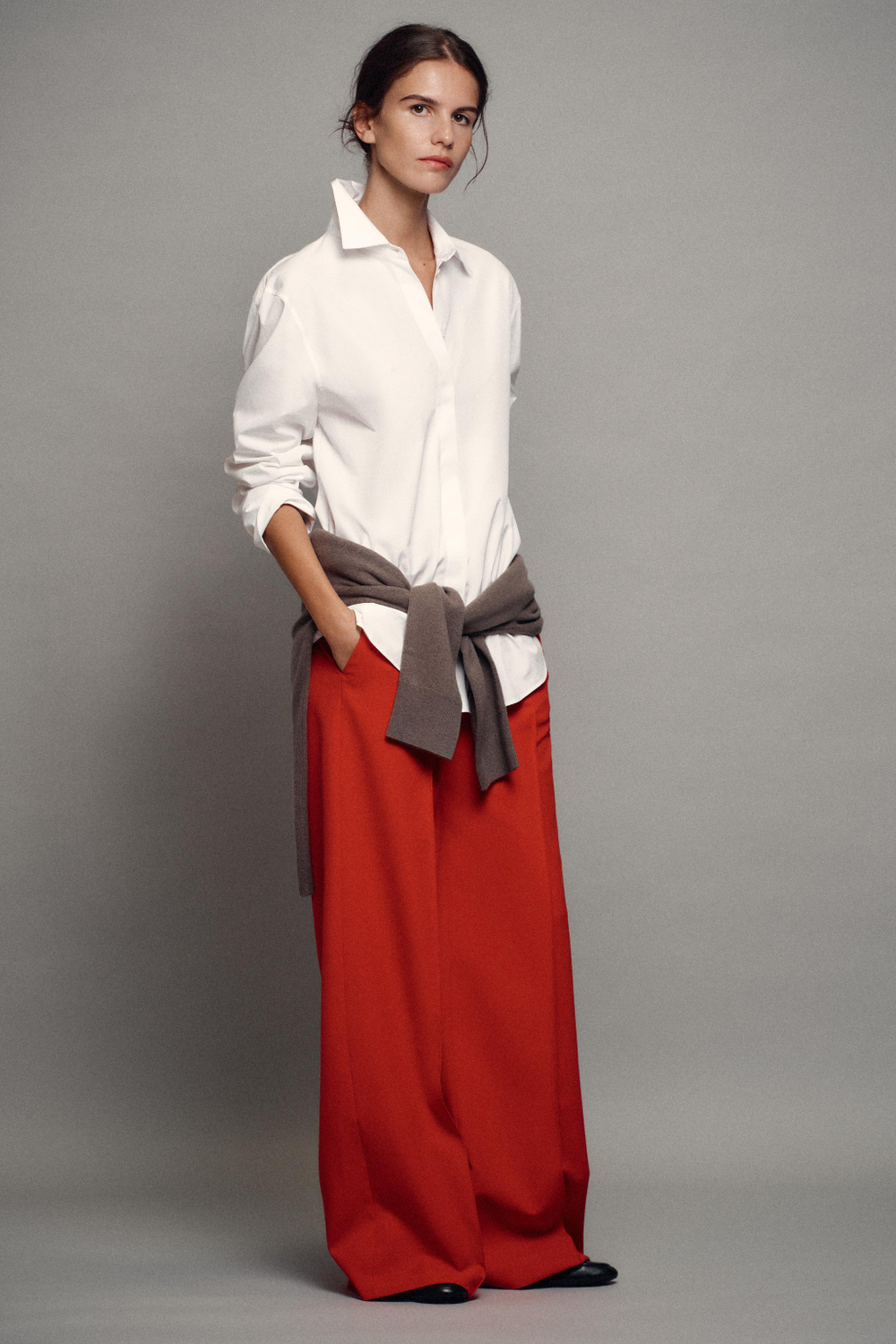 ШИРОКИЕ БРЮКИ — ZW COLLECTION — ZARA