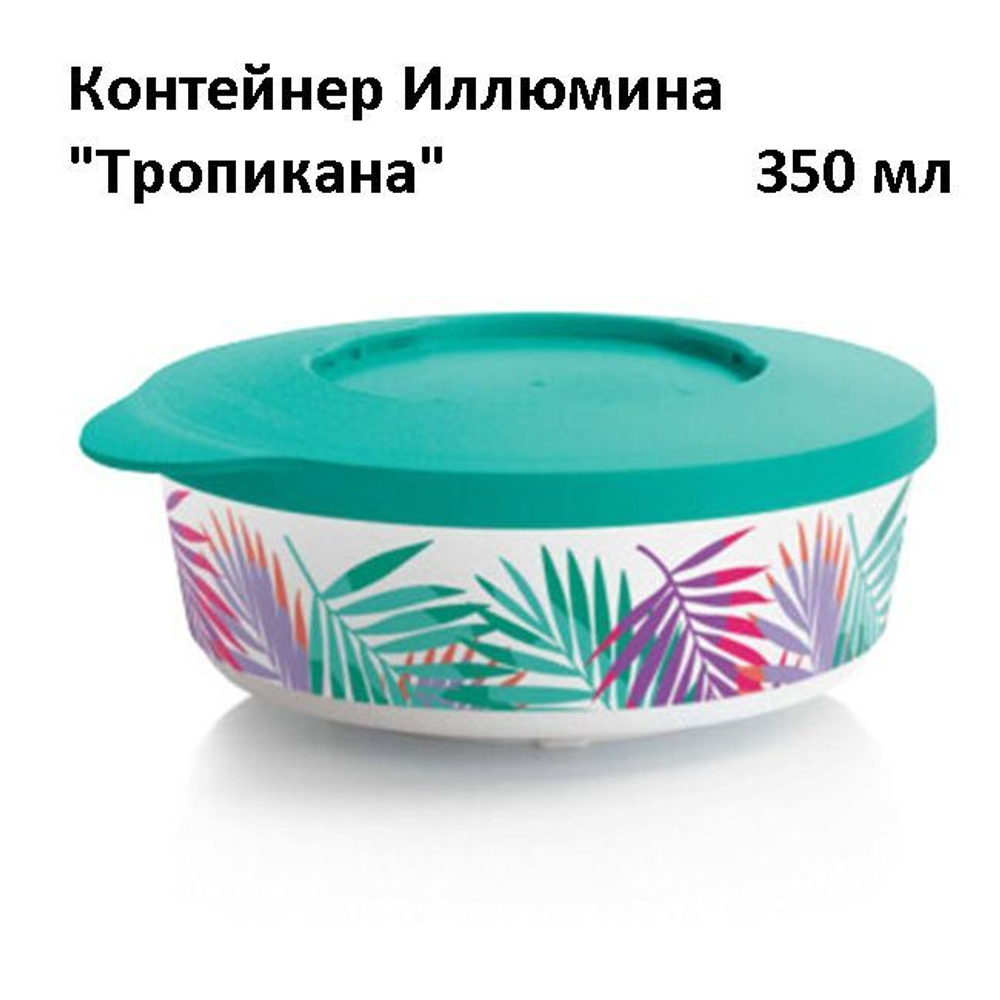 Контейнер Иллюмина бирюзовый 350 мл