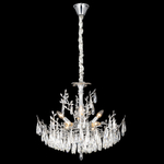 Citilux RITZ CL310081 Люстра хрустальная подвесная Хром