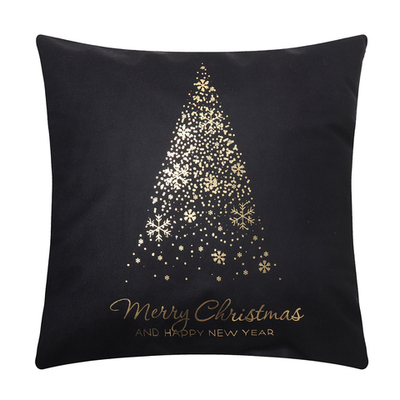 Чехол на подушку Этель "Merry Christmas", 40*40 см, 100% полиэстер, велюр
