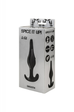 Анальная пробочка для ношения Spice it up Smooth Black (Цвет: черный)