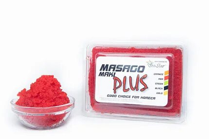 Икра "Масаго Маки Плюс" красная 500 гр*20 (Россия)