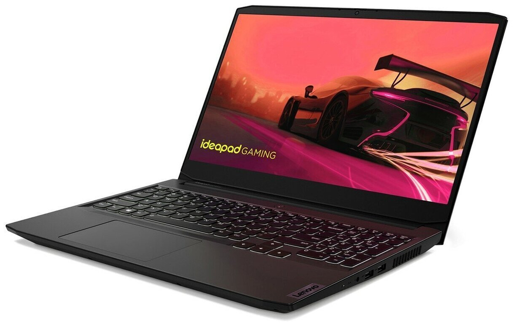 Ноутбук Lenovo ideapad Gaming 3-15ACH6. Производитель CPU: AMD, Линейка CPU: Ryzen 5, CPU: Ryzen 5 5600H, RAM: 8Gb, SSD: 512Gb, GPU: Nvidia RTX3060 6Gb, Диагональ: 15.6", Разрешение: 1920*1080, Тип экрана: IPS 120hz, OS: DOS, BackLight: RGB, Цвет: чёрный