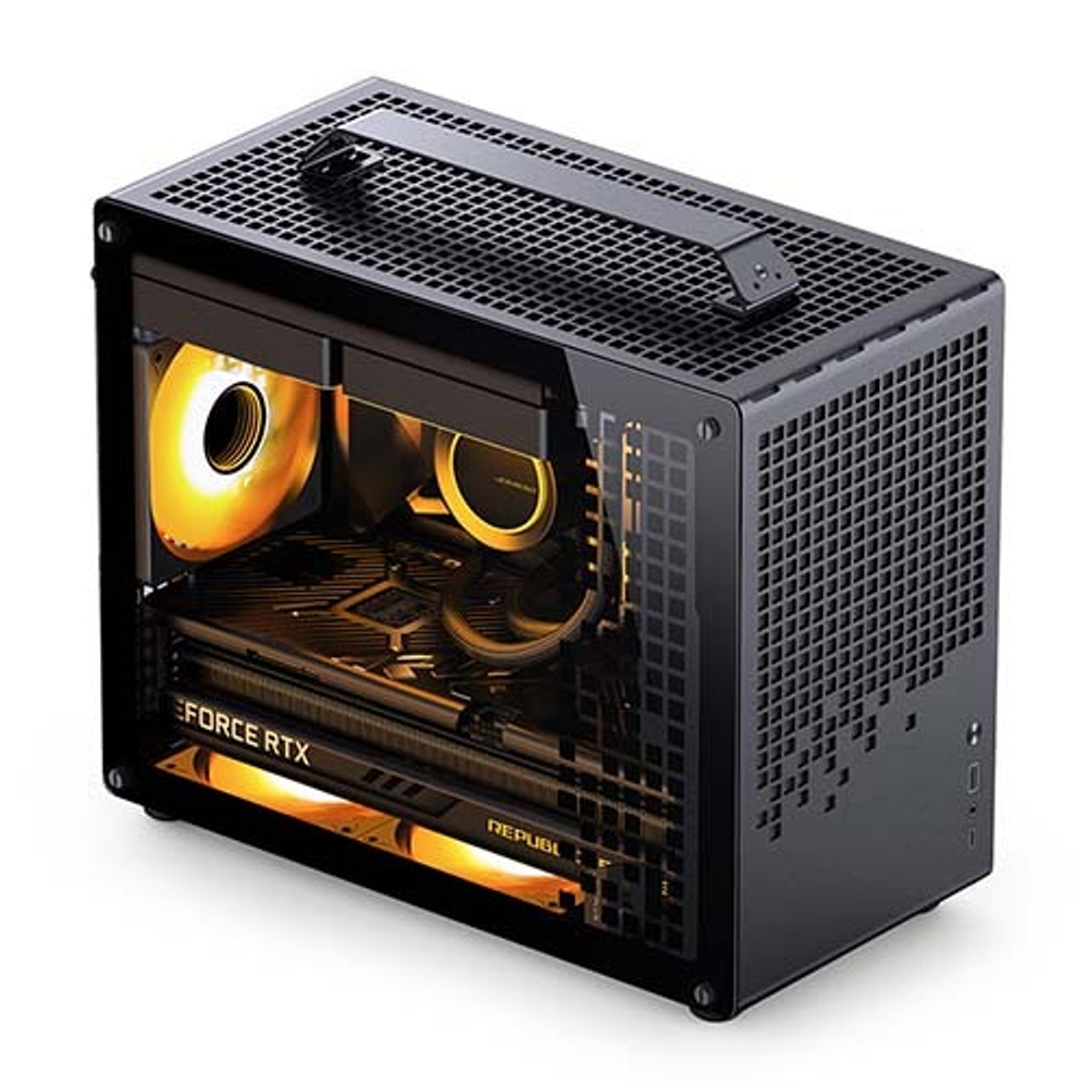 Корпус JONSBO Jonsplus Z20, mini-ITX, micro-ATX, черный (без БП)