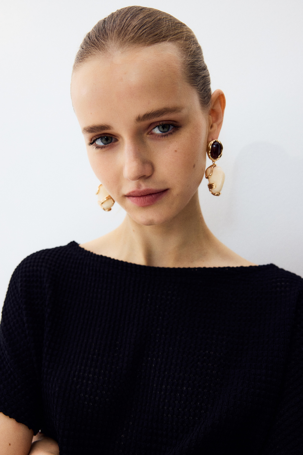 Топ с рукавами «летучая мышь» — вырез-лодочка - H&M