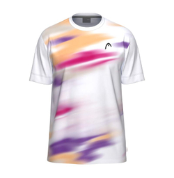 Мужская футболка Head Blur — white/purple/orange