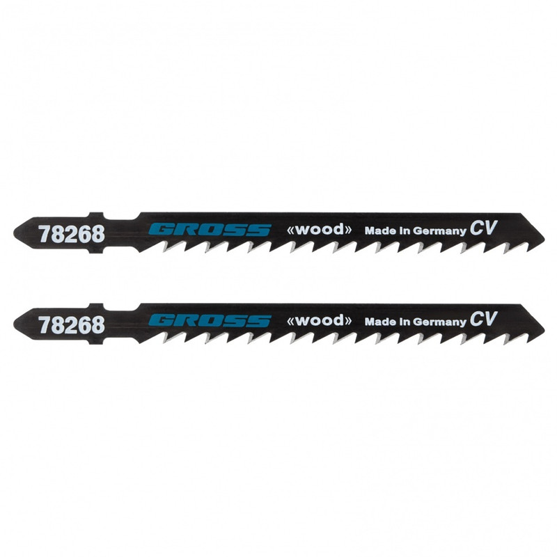 Полотна для электролобзика по дереву, 2 шт, ( 3104-T144D ) Gross