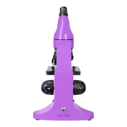 Микроскоп Levenhuk Rainbow 50L Amethyst\Аметист - вид сзади, разъем питания
