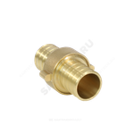 Соединитель штуцерный латунь разъемный для шланга Дн 25 9105 Aquasfera 9105-04