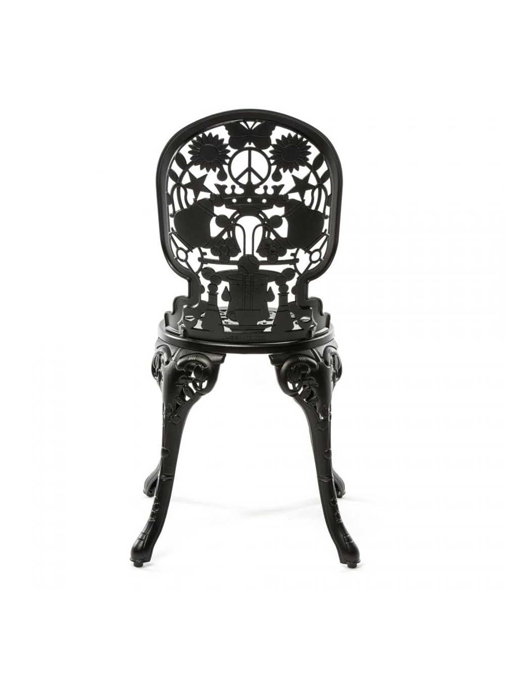 Стул Seletti Aluminium Black, черный