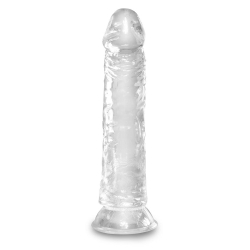 Фаллоимитатор King Cock прозрачный, 20 см