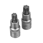 Набор инструментов, 1/2", 3/8", 1/4", пластиковый кейс 215 предм. Сибртех