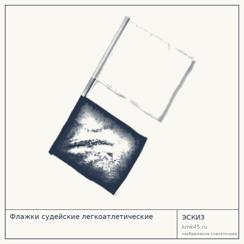 Флажки судейские легкоатлетические — от 650 ₽